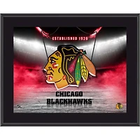 Chicago Blackhawks 10.5" x 13" Horizontal Team Logo Sublimated Plaque