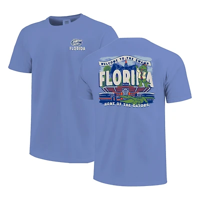 Youth  Royal Florida Gators Comfort Colors Hyperlocal Campus Scene T-Shirt