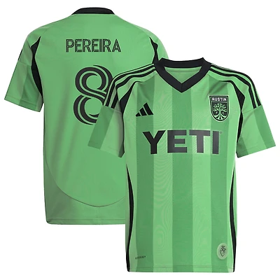Women's adidas Daniel Pereira Green Austin FC 2025 The Heartbeat Kit Replica Player Jersey
