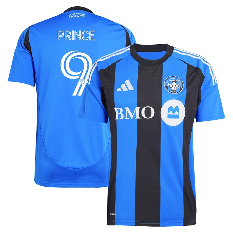 Men's adidas Prince Owusu Blue CF Montreal 2025 Montréal Original Replica Player Jersey