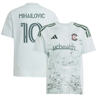 Youth adidas Djordje Mihailovic Green Colorado Rapids 2025 Headwaters Replica Player Jersey