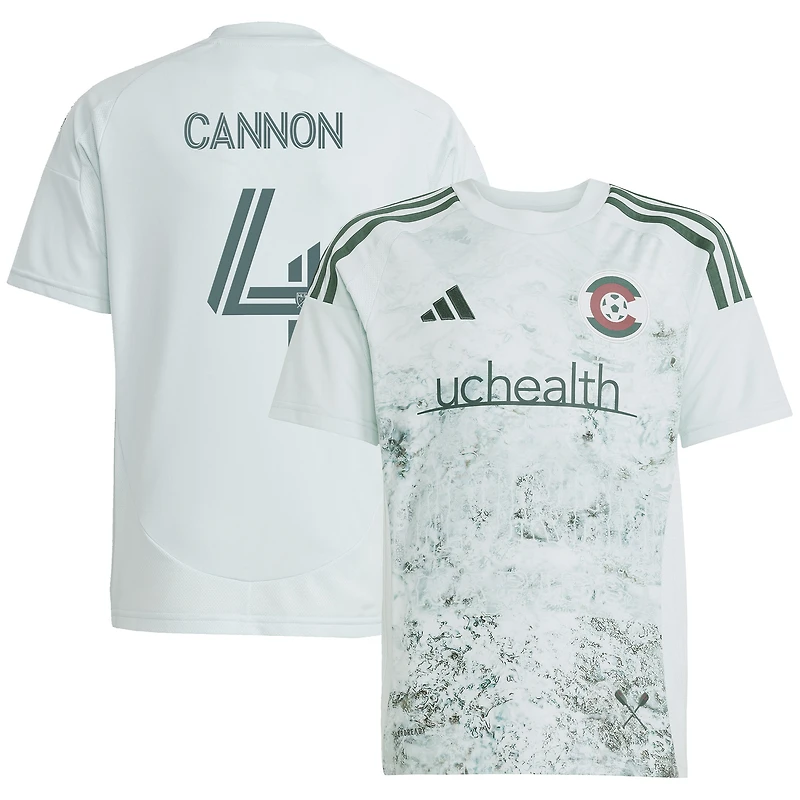 Youth adidas Reggie Cannon Green Colorado Rapids 2025 Headwaters Replica Player Jersey