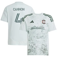 Youth adidas Reggie Cannon Green Colorado Rapids 2025 Headwaters Replica Player Jersey