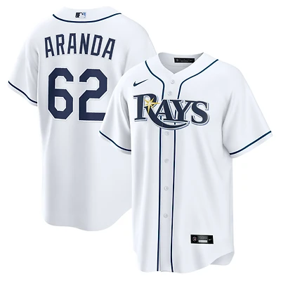 Men's Nike Jonathan Aranda White Tampa Bay Rays Home Replica Jersey