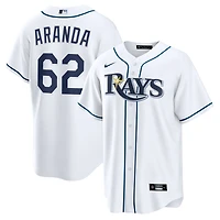 Men's Nike Jonathan Aranda White Tampa Bay Rays Home Replica Jersey