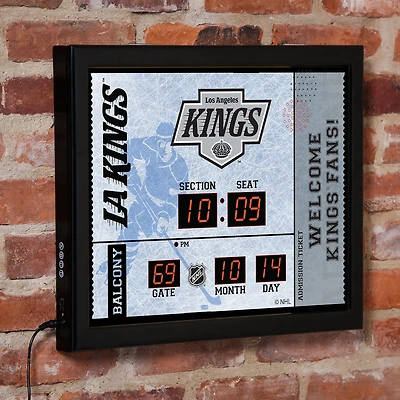 Los Angeles Kings 15" x 19" Bluetooth Scoreboard Wall Clock