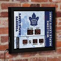 Toronto Maple Leafs 15" x 19" Bluetooth Scoreboard Wall Clock