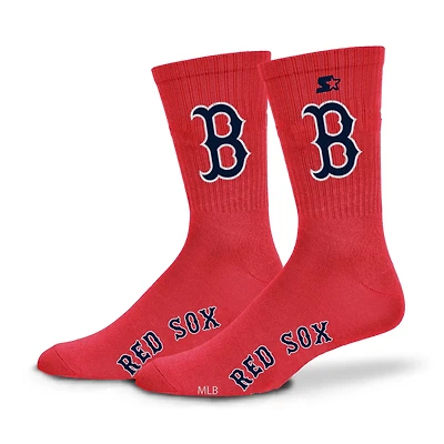 Unisex Starter  Red Boston Red Sox Satin Crew Socks