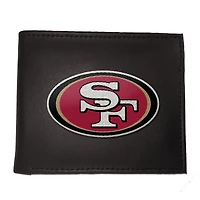 San Francisco 49ers Synthetic Leather Embroidered Bifold Wallet