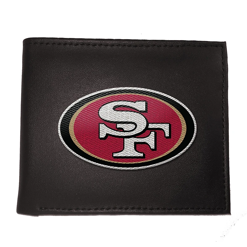 San Francisco 49ers Synthetic Leather Embroidered Bifold Wallet