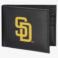 San Diego Padres Synthetic Leather Embroidered Bifold Wallet