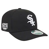 Men's New Era  Black Chicago White Sox 125th Anniversary 9SEVENTY Stretch-Snap Hat