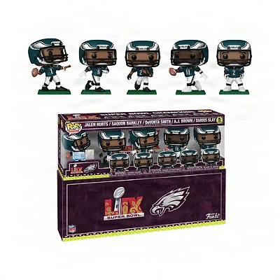 Funko Philadelphia Eagles Super Bowl LIX Champions Fanatics Exclusive POP! Vinyl Figure Five-Pack