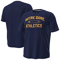 Men's Under Armour Navy Notre Dame Fighting Irish Sideline Knockout T-Shirt