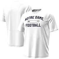 Men's Under Armour White Notre Dame Fighting Irish Sideline Knockout T-Shirt