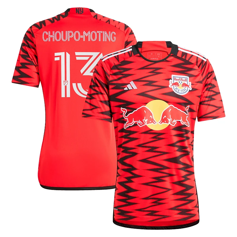 Men's adidas Eric Maxim Choupo-Moting Red New York Red Bulls 2024 Legacy Replica Player Jersey