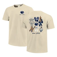 Women's Comfort Colors Cream Penn State Nittany Lions Coquette T-Shirt