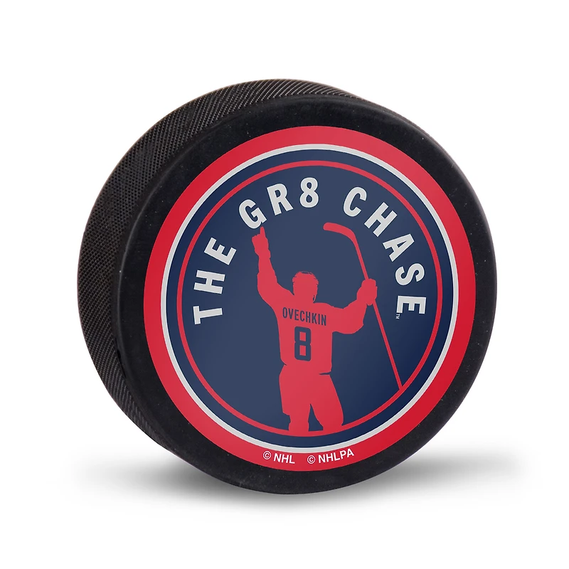 WinCraft Alexander Ovechkin Washington Capitals The GR8 Chase Hockey Puck
