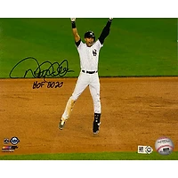 Derek Jeter New York Yankees Autographed Celebration Photograph with "HOF 2020" Inscription