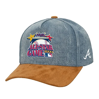 Unisex Mitchell & Ness  Denim Atlanta Braves 2000 All-Star Game Dad Adjustable Hat