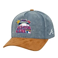 Unisex Mitchell & Ness  Denim Atlanta Braves 2000 All-Star Game Dad Adjustable Hat