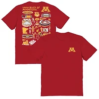 Women's Vive La Fete Minnesota Golden Gophers Impressions Artwork Relaxed Fit T-Shirt