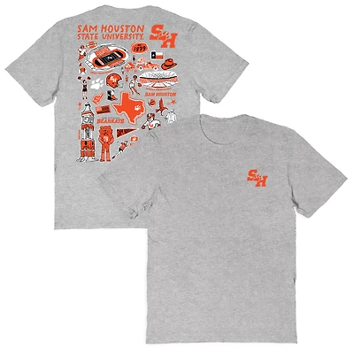 Women's Vive La Fete Sam Houston State Bearkats Impressions Artwork Relaxed Fit T-Shirt