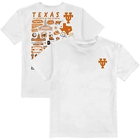 Toddler Vive La Fete  White Texas Longhorns Impressions Artwork T-Shirt