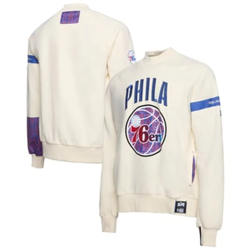 Men's NBA x Two Hype Philadelphia 76ers Culture & Hoops Collection Premium Pullover Sweatshirt