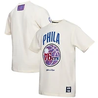 Men's NBA x Two Hype  Cream Philadelphia 76ers Culture & Hoops Collection Premium T-Shirt
