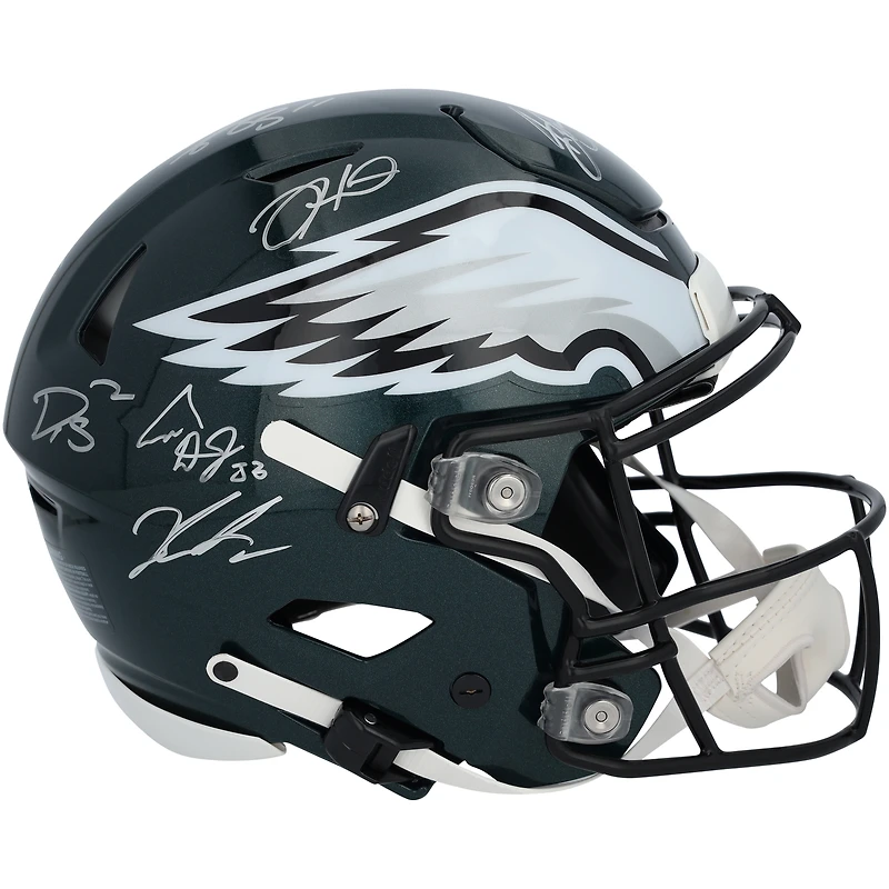 Philadelphia Eagles Super Bowl LIX Champions Autographed Riddell Speed Flex Authentic Helmet with 15 Signatures - Limited Edition of 50