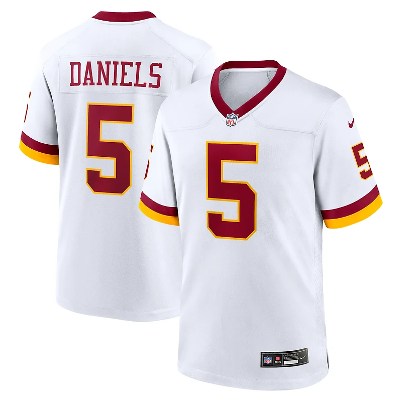 Men's Nike Jayden Daniels White Washington Commanders Game Super Bowl Era Jersey