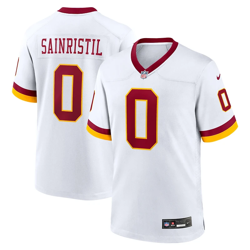 Men's Nike Mike Sainristil White Washington Commanders Game Super Bowl Era Jersey