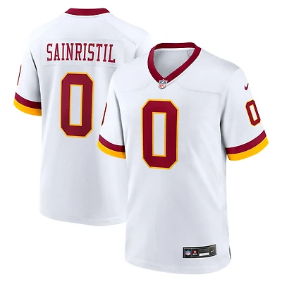 Men's Nike Mike Sainristil White Washington Commanders Game Super Bowl Era Jersey