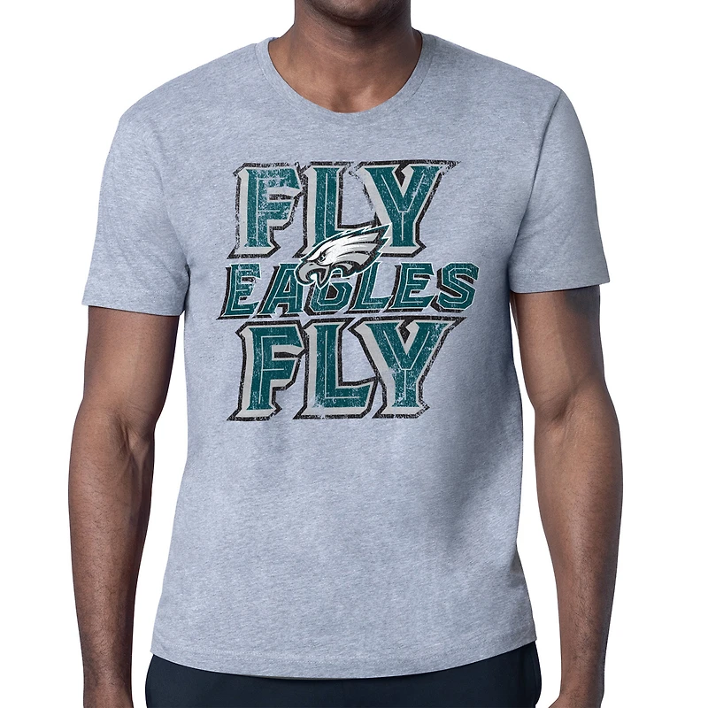 Men's Starter Philadelphia Eagles Distressed Phrase T-Shirt
