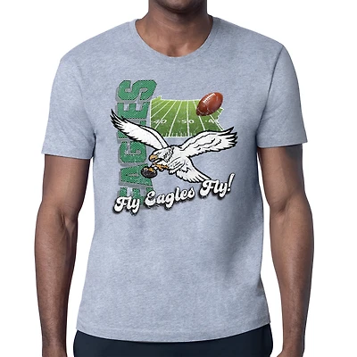 Men's Starter Philadelphia Eagles Distressed Retro State Field T-Shirt