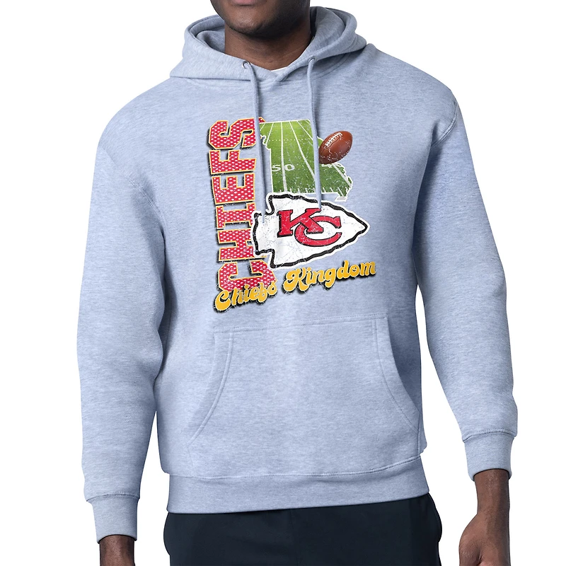 Men's Starter Kansas City Chiefs Retro State Field Fleece Pullover Hoodie