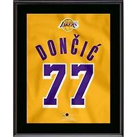 Luka Dončić Los Angeles Lakers 10.5" x 13" Jersey Number Sublimated Player Plaque