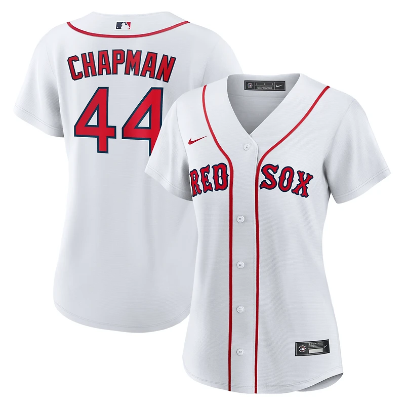 Women's Nike Aroldis Chapman White Boston Red Sox Home Replica Jersey
