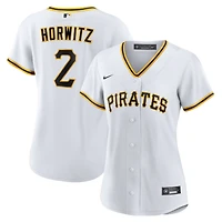 Women's Nike Spencer Horwitz White Pittsburgh Pirates Home Replica Jersey