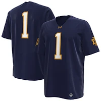 Men's Under Armour  Navy Notre Dame Fighting Irish Premier Football Jersey
