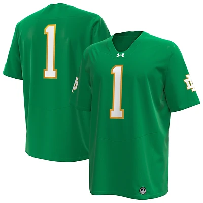 Men's Under Armour  Kelly Green Notre Dame Fighting Irish Premier Football Jersey