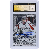 Philipp Grubauer Washington Capitals Autographed 2013-14 Panini Prizm #295 CGC Fanatics Witnessed Authenticated 9/10 Rookie Card