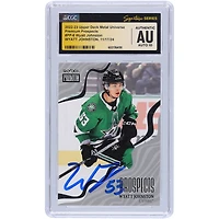 Wyatt Johnston Dallas Stars Autographed 2022-23 Upper Deck Metal Universe Premium Prospects #PP-6 CGC Fanatics Witnessed Authenticated Auto 10 Rookie Card