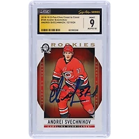 Andrei Svechnikov Carolina Hurricanes Autographed 2018-19 Upper Deck O-Pee-Chee Coast To Coast #165 CGC Fanatics Witnessed Authenticated 9/10 Rookie Card