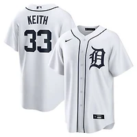 Men's Nike Colt Keith White Detroit Tigers Home Replica Jersey