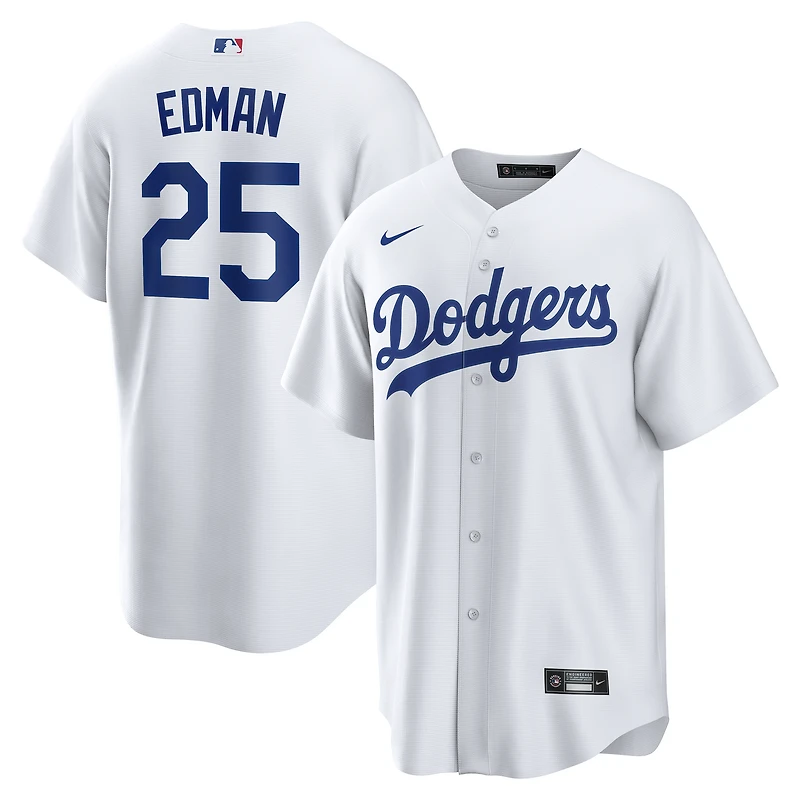 Men's Nike Tommy Edman White Los Angeles Dodgers Home Replica Jersey