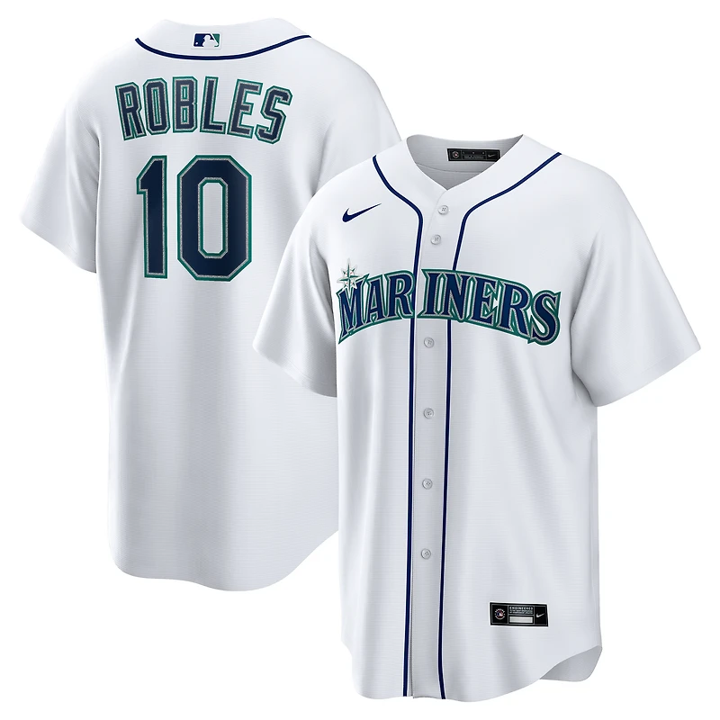 Men's Nike Victor Robles White Seattle Mariners Home Replica Jersey