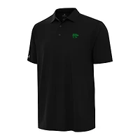 Men's Antigua Black Kansas State Wildcats St. Patrick's Day Era Polo