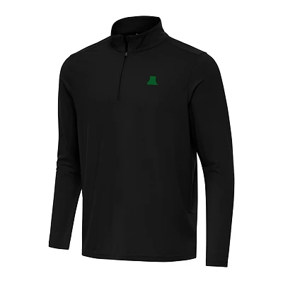 Men's Antigua Black Arizona Wildcats St. Patrick's Day Intent Quarter-Zip Pullover
